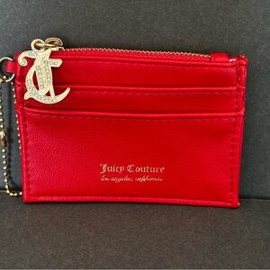 Juicy Couture Vibrant Red Card Wallet